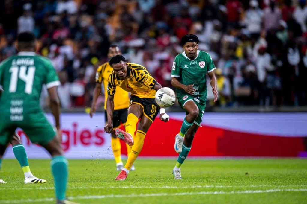 Kaizer Chiefs players celebrate during their 2-0 Betway Premiership win over Sekhukhune United at FNB Stadium
